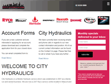 Tablet Screenshot of cityhydraulics.com